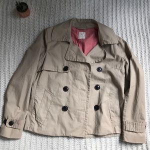 EUC Gap Cropped Trench coat